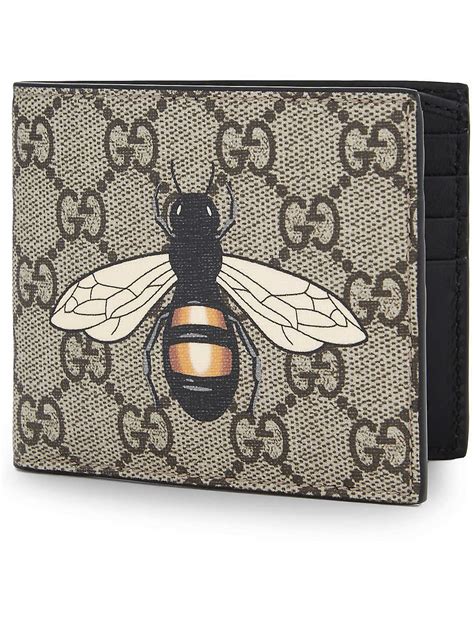 gucci bee leather wallet nordstrom|gucci wallet bifold.